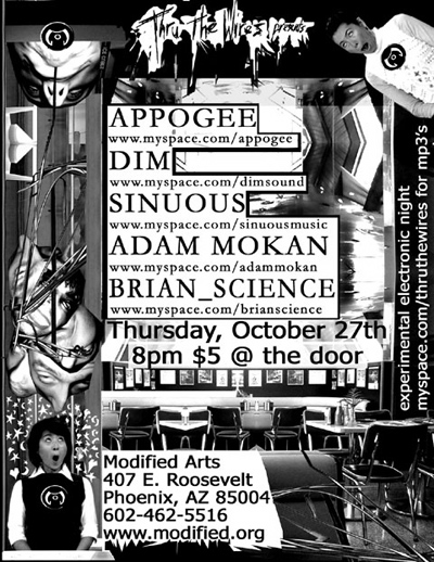 Sinuous Music Flyer